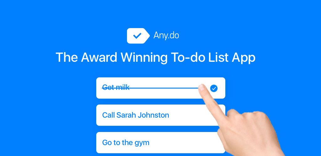 دانلود Any.do To-do List & Task List - اپلیکیشن یادآوری کارها برای اندروید