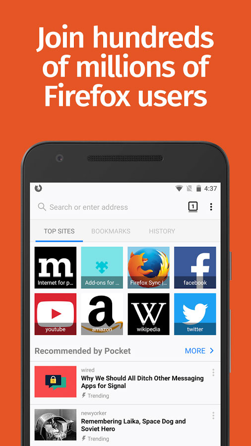 Firefox Browser Screenshot