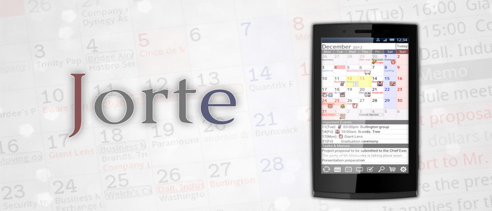 دانلود Jorte Calendar & Organizer - تقویم حرفه ای و کامل اندروید