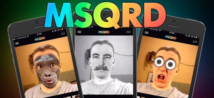 دانلود MSQRD - برنامه محبوب ساخت سلفی ویدئویی بامزه اندروید