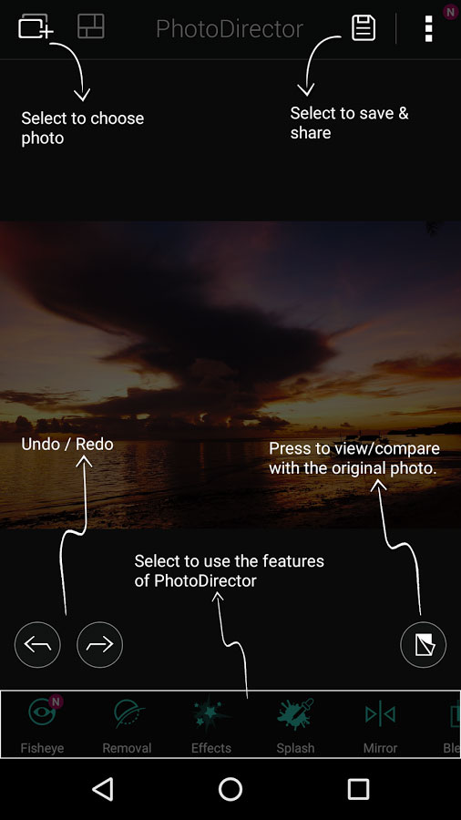 PhotoDirector - Photo Editor Android 5 PhotoDirector - Photo Editor Android