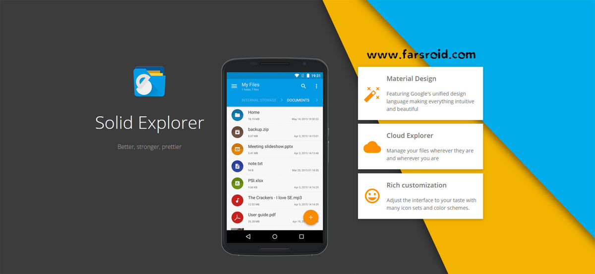 Solid Explorer (Full) + Unlocker - مدیریت فایل اندروید