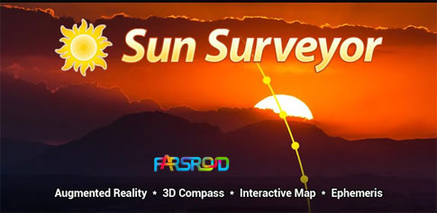 دانلود Sun Surveyor (Sun & Moon) - نمایش موقعیت ماه و خورشید
