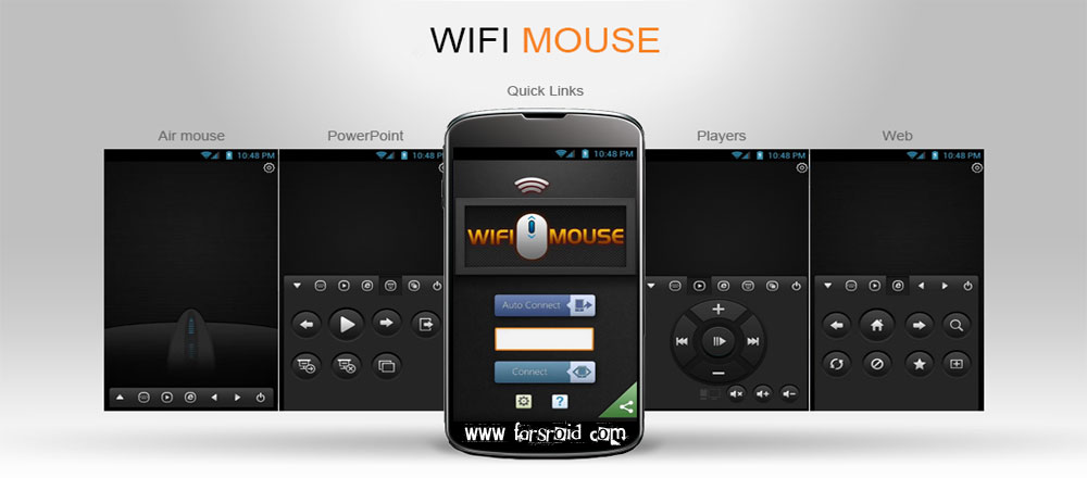 دانلود WiFi Mouse Pro - تبدیل اندروید به موس و کیبورد!