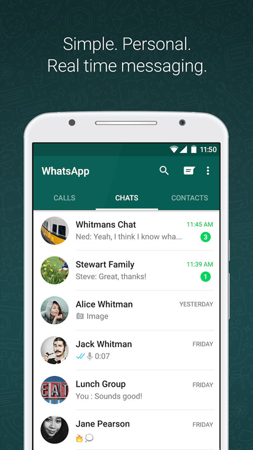 WhatsApp Messenger Screenshot