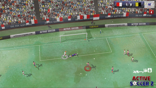 دانلود Active Soccer 2 1.1.1 - بازی فوتبال نوآورانه اندروید!بازی فوتبال جدید اندروید - Active Soccer 2 Android