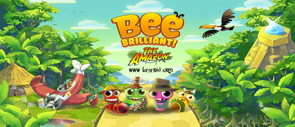 دانلود Bee Brilliant - بازی زنبورعسل درخشان اندروید + مود