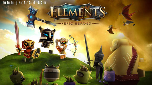 دانلود Elements: Epic Heroes - بازی گرافیکی قهرمانان حماسه اندروید