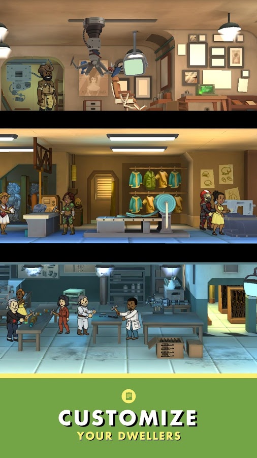 Download Fallout Shelter Android Apk Original + Mod + Obb SD - Google Play