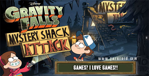 دانلود Gravity Falls Mystery Attack - بازی آبشار جاذبه اندروید