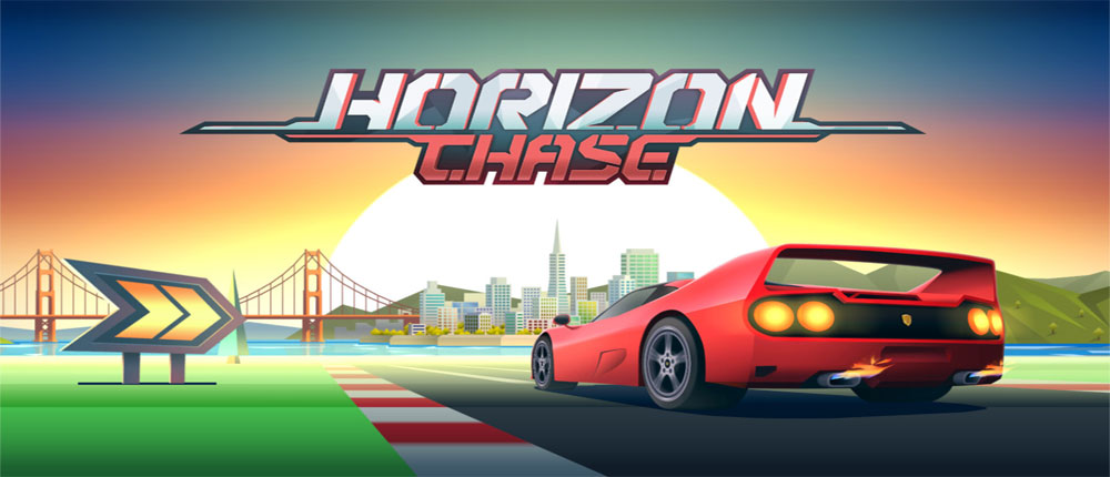 دانلود Horizon Chase World Tour - بازی خاطره انگیز اتومبیلرانی دهه 80 و 90 اندروید + دیتا