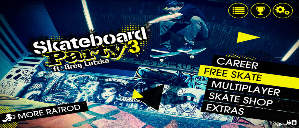 
آپدیت دانلود Skateboard Party 3 Greg Lutzka 1.0.5 – بازی اسکیت بورد 3 اندروید + مود + دیتا
