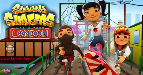 Subway Surfers London - بازی موج سواران مترو اندروید - لندن