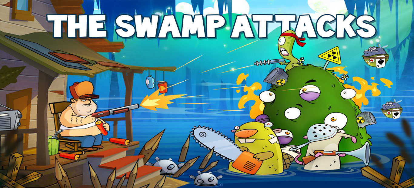 دانلود Swamp Attack - بازی محبوب و عالی "حمله مرداب" اندروید + مود