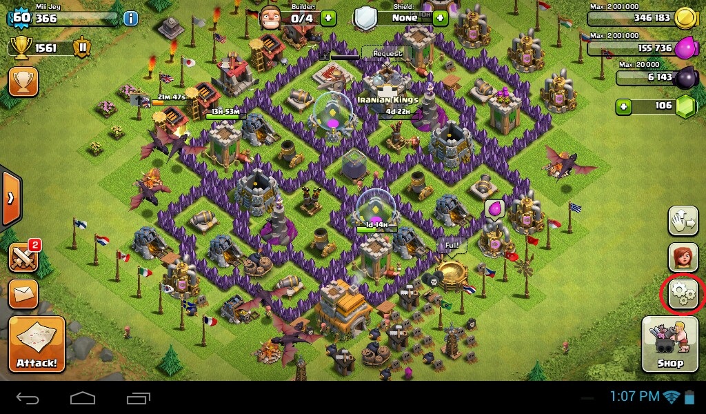 3 روش برای سینک کردن بازی Clash of Clans به جیمیل !