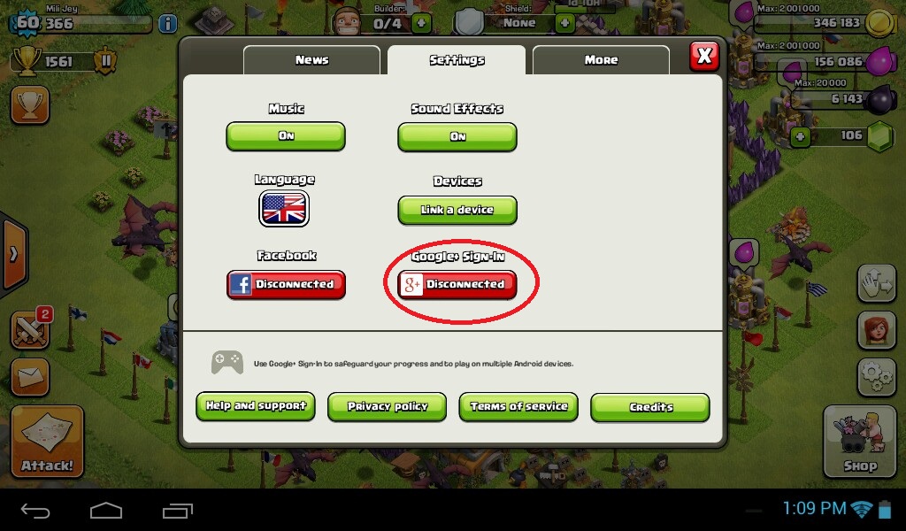 3 روش برای سینک کردن بازی Clash of Clans به جیمیل !