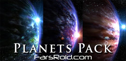 Planets Pack - لایو والپیپر سیارات برای اندروید