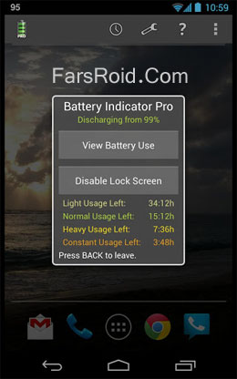 دانلود Battery Indicator Pro 8.1.1 – نمایش اطلاعات باتری اندروید