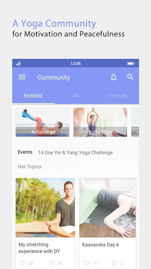 دانلود Daily Yoga – Yoga Fitness Plans Full 7.14.10 – برنامه مربی یوگا اندروید !