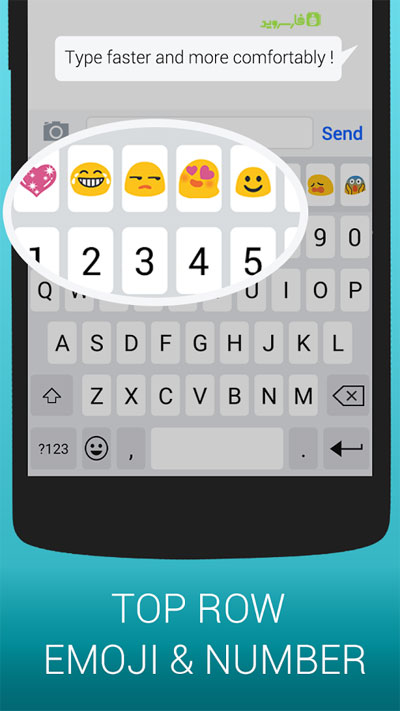 دانلود Emoji Keyboard 1.8.8.0 – کیبورد شکلک دار با پشتیبانی از زبان فارسی!