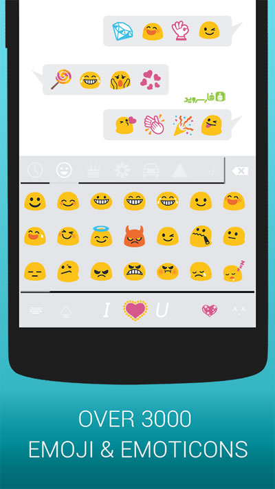 دانلود Emoji Keyboard 1.8.8.0 – کیبورد شکلک دار با پشتیبانی از زبان فارسی!