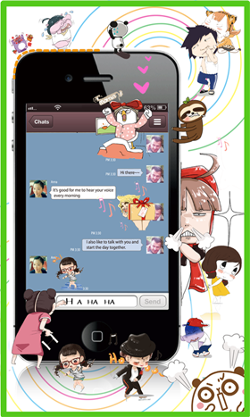 دانلود Emoticons for WeChat 1.2 – مجموعه شکلک های بی نظیر ویچت اندروید