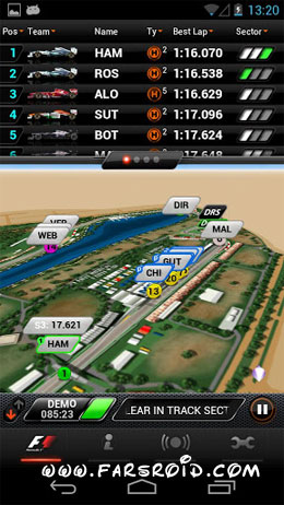دانلود F1™ 2013 Timing App 5.183 – اخبار مسابقات فرمول 1 برای اندروید