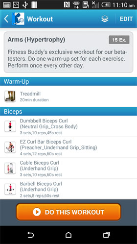 دانلود Fitness Buddy : 1700 Exercises 3.10 – برنامه تناسب اندام اندروید
