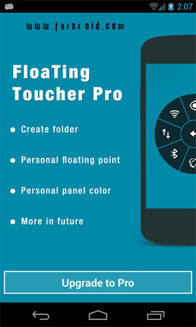 دانلود Floating Toucher Premium 3.1.1 – برنامه کنترلر شناور اندروید !