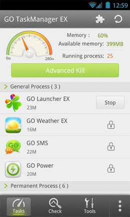 go cleaner & task manager pro apk free download