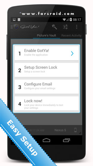 برنامه امنیتی و ایمنی اندروید - GotYa! Security & Safety Android