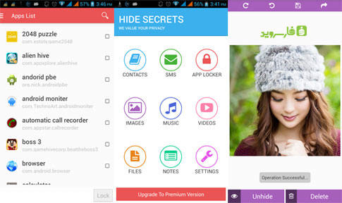 دانلود Hide Secrets - Pics, SMS, Apps - مخفی کردن عکس، پیامک و برنامه اندروید!