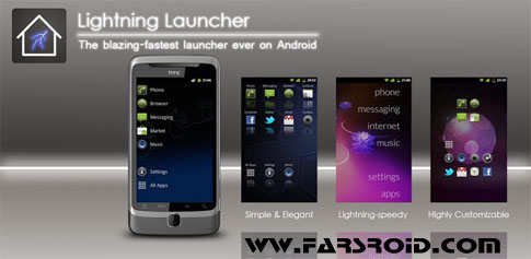 دانلود Lightning Launcher Home - لانچر سریع اندروید