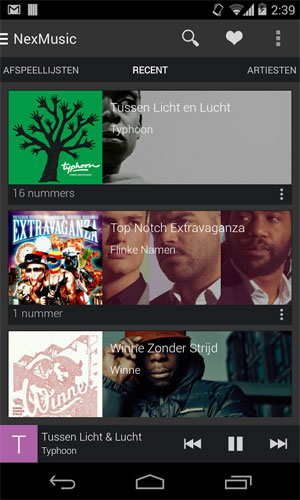 NexMusic + Android - موزیک پلیر آندروید - جدید