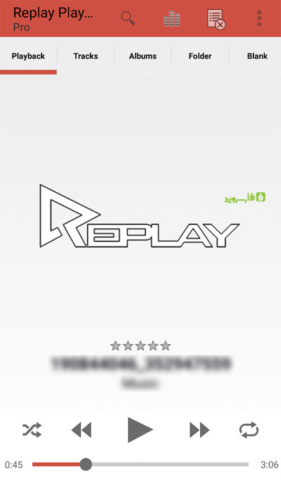 دانلود Replay Player Pro 1.0.2 – موزیک پلیر شیک و ساده اندروید !