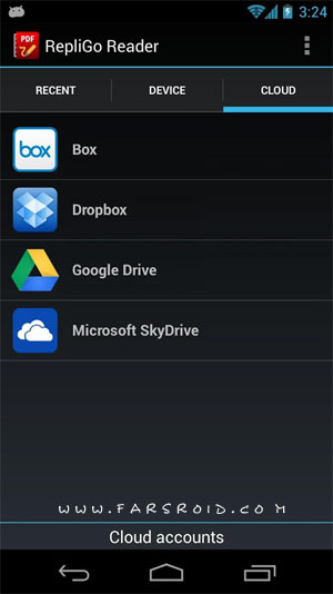 RepliGo PDF Reader Android - برنامه خواندن اسناد پی دی اف اندروید