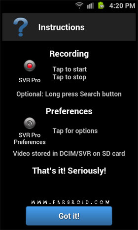 دانلود Secret Video Recorder Pro 18.6 – فیلمبرداری مخفیانه اندروید !