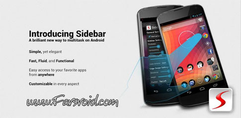 Sidebar Pro - تولبار کاربردی و زیبای اندروید