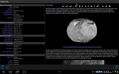 SkySafari 4 Pro Android - برنامه ستاره شناسی اندروید