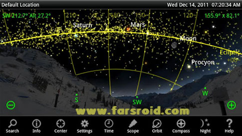 دانلود SkySafari Pro - بهترین اپلیکیشن نجوم اندروید