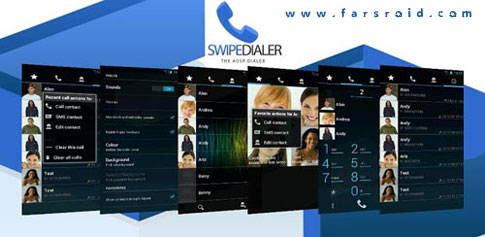 دانلود Swipe Dialer Pro - شماره گیر ساده و حرفه ای اندروید