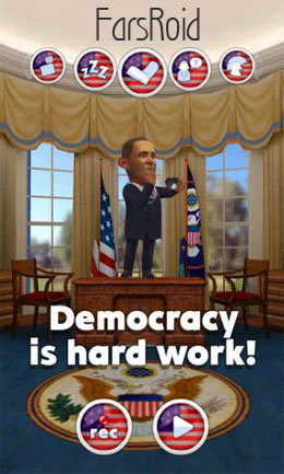 دانلود Talking Obama 2 – اپلیکیشن جالب اوباما اندروید
