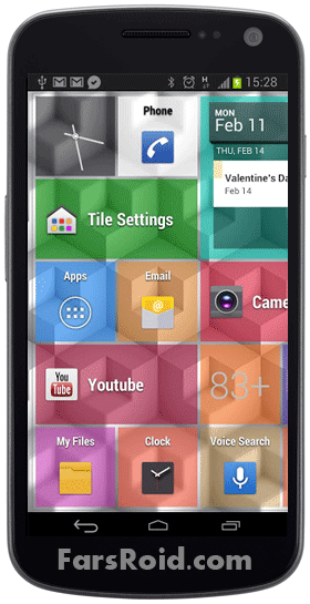 Tile Launcher Beta - استارت ویندوز 8 در اندروید