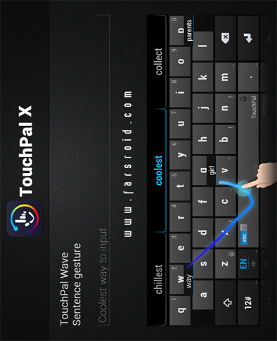 دانلود TouchPal X Keyboard 5.7.0.2 – کیبورد عالی اندروید !