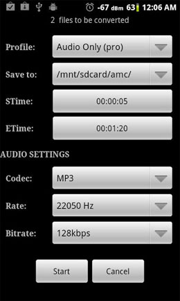 دانلود Video Converter Android 1.6 – مبدل ویدئو اندروید + کدک ها