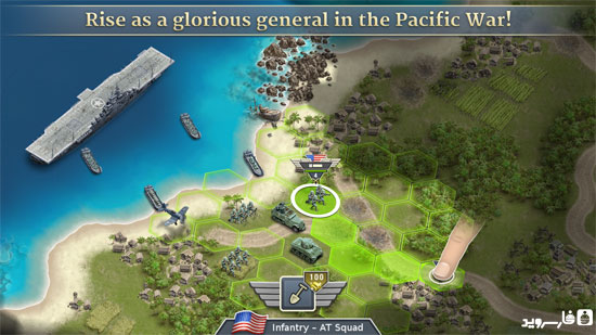 a 1942 Pacific Front 1.7.3 – بازی استراتژی نبرد در اقیانوس آرام + مود