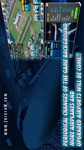 دانلود AirTycoon 3 1.2.2 – بازی شبیه ساز مدیریت شرکت هواپیمایی اندروید + مود + دیتا