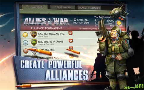 دانلود Allies in War 1.8.0 – بازی جنگ متفقین اندروید + دیتا
