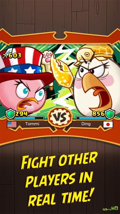 دانلود Angry Birds Fight RPG Puzzle 2.5.6 – بازی مبارزه پرندگان خشمگین اندروید + مود