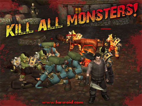 Download Angry Warrior Eternity Slasher Android Apk + Obb + Mod